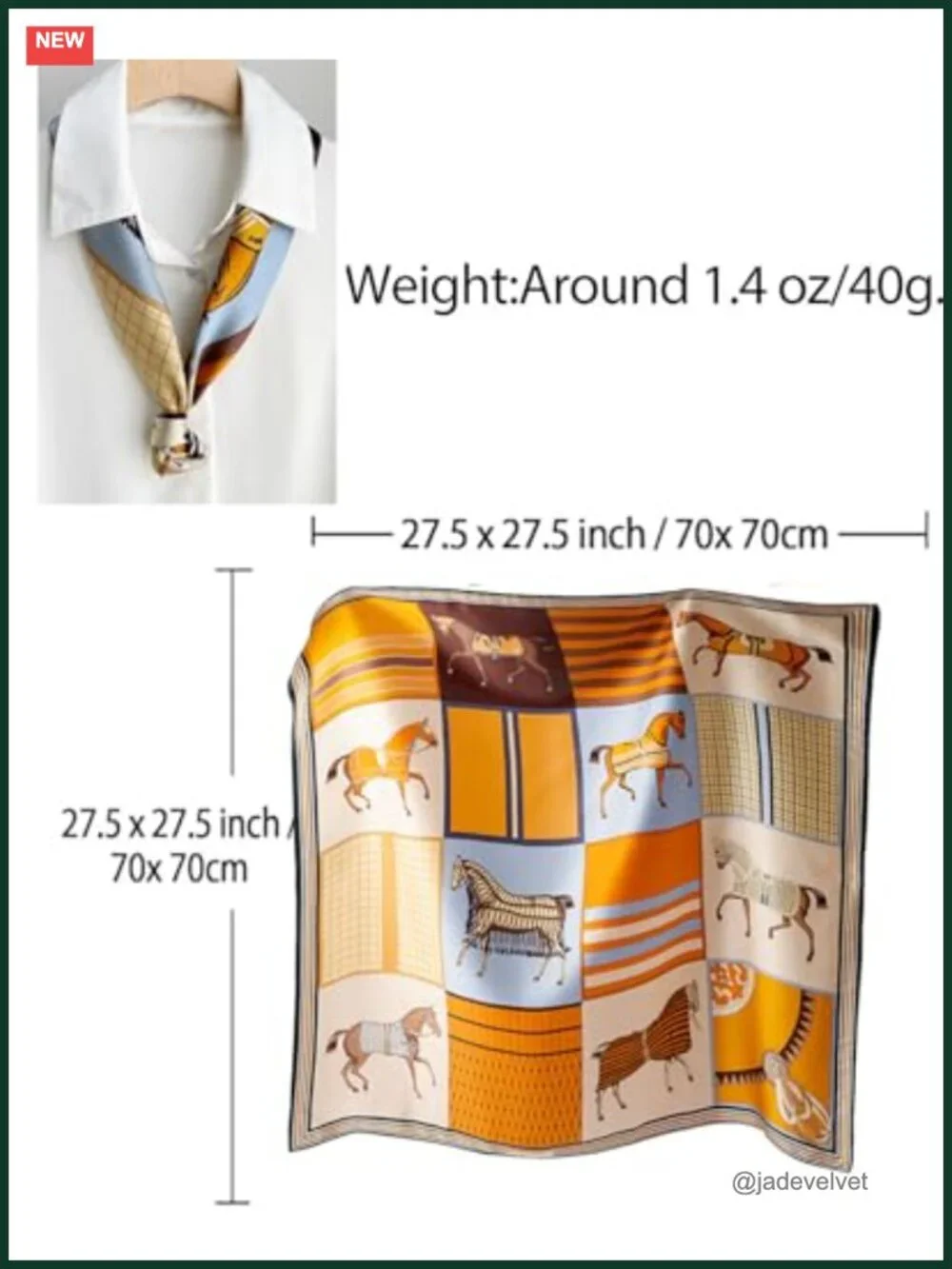 Silk Satin Hair Bandana Scarf Lightweight Head Scarf for Women Neck Scarf